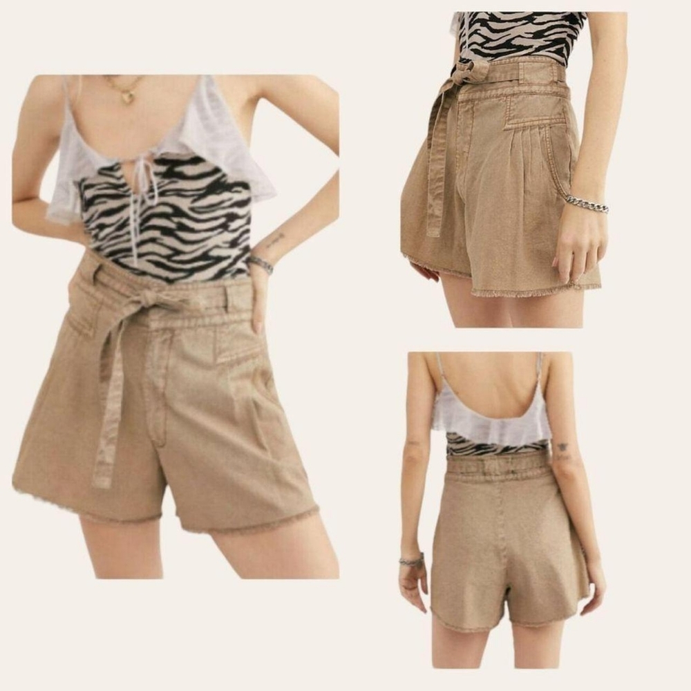 Free People One Penny A-Line Shorts